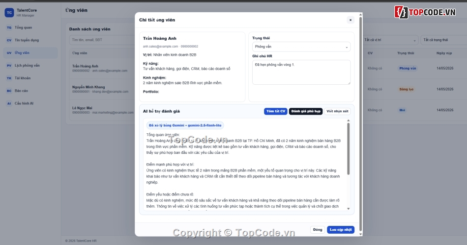AI,Website AI,web tuyển dụng